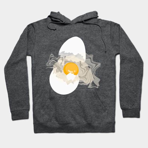 Busted Egg Hoodie by Studio Lockhart